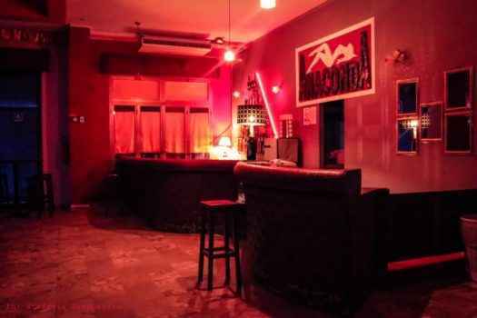 Бар стриптиз клуба Анаконда, который находится в Италии - фото от девушки хостес