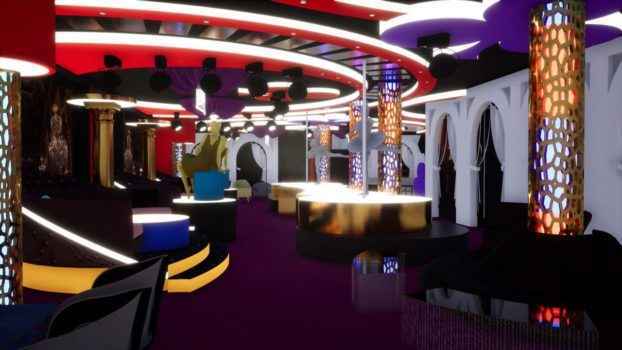 Обстановка в стриптиз клубе Virgins