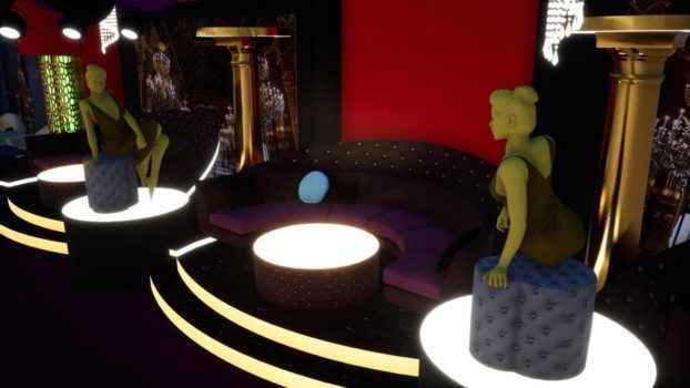 Как выглядят столики в стрип клубе Virgins